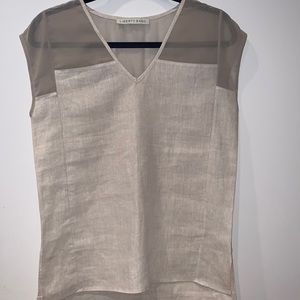 Liberty Sage V-Neck Blouse